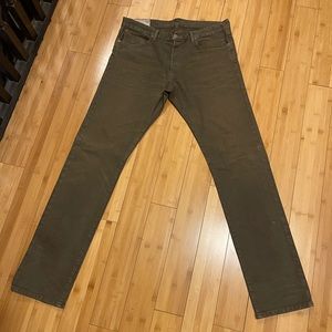 Olive Green Polo jeans. Relaxed fit. 34x34. Previously loved